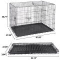 Dog Crate Kennel Pieging Metal Pet Cage House